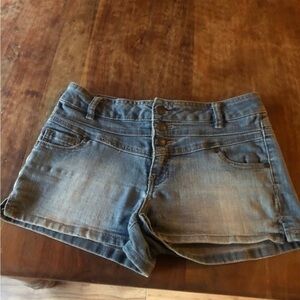 Blue Spice Jean Shorts